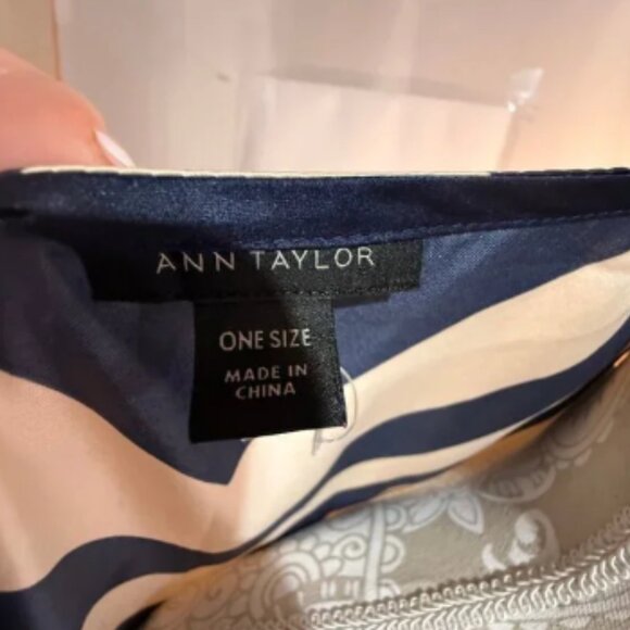 Ann Taylor Sz OS Zebra Striped Kimono Duster - Picture 3 of 4